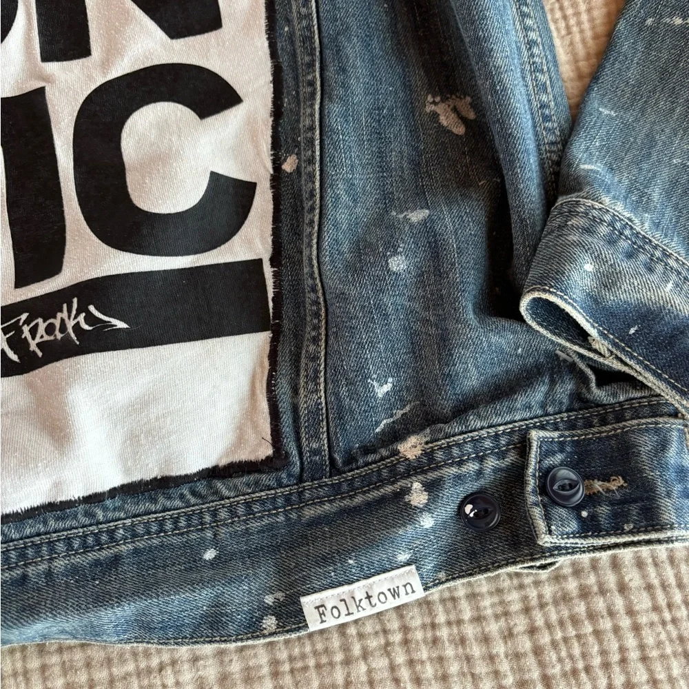 Reworked Vintage Denim Jacket - Picture 5 of 10